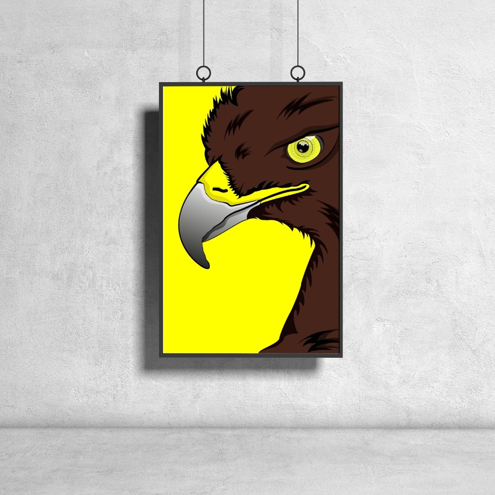 Hawk digital art - Picture 2 of 2